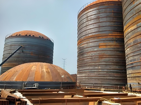 大观焦粉钢板仓